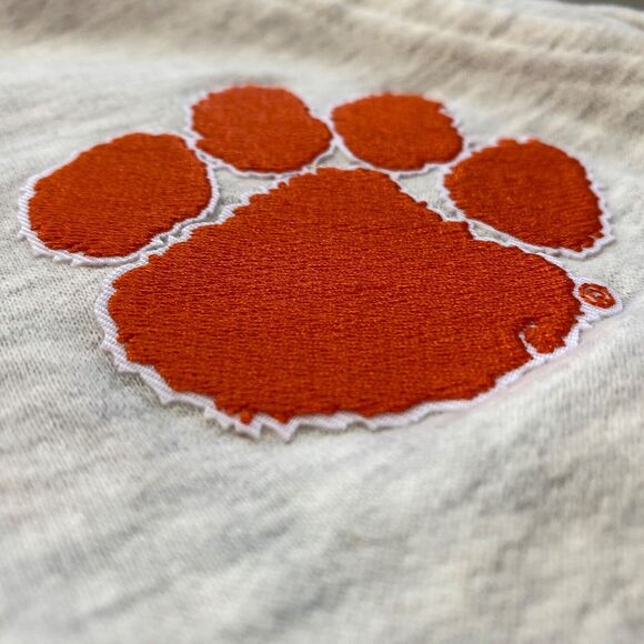 Clemson Tigers Sweatpants Mens Small Gray Embroidered Logo Pants 30x28 - Picture 9 of 13